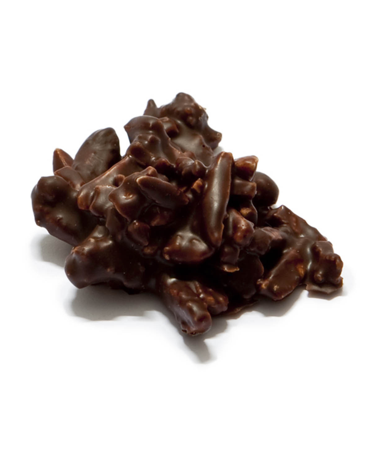 Roca de almendra caramelizada con chocolate