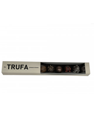 Assorted chocolate truffles without liquor