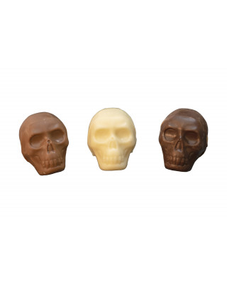 calavera de chocolate